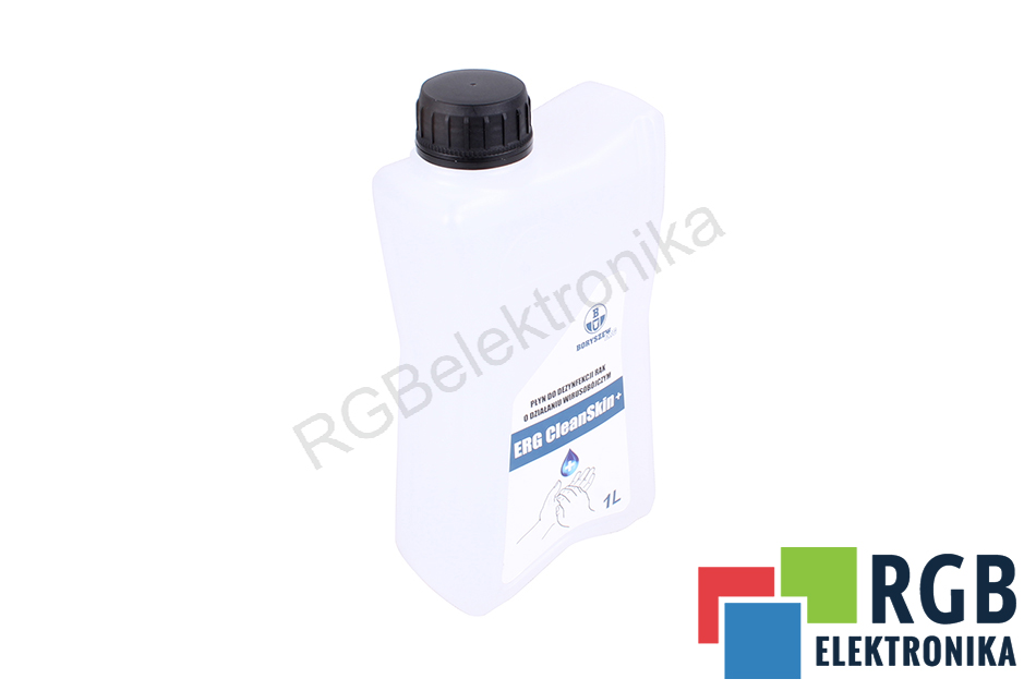 1L PŁYN DO DEZYNFEKCJI RĄK, POWIERZCHNI I MEBLI O DZIAŁANIU WIRUSOBÓJCZYM ERG CLEANSKIN+ BORYSZEW