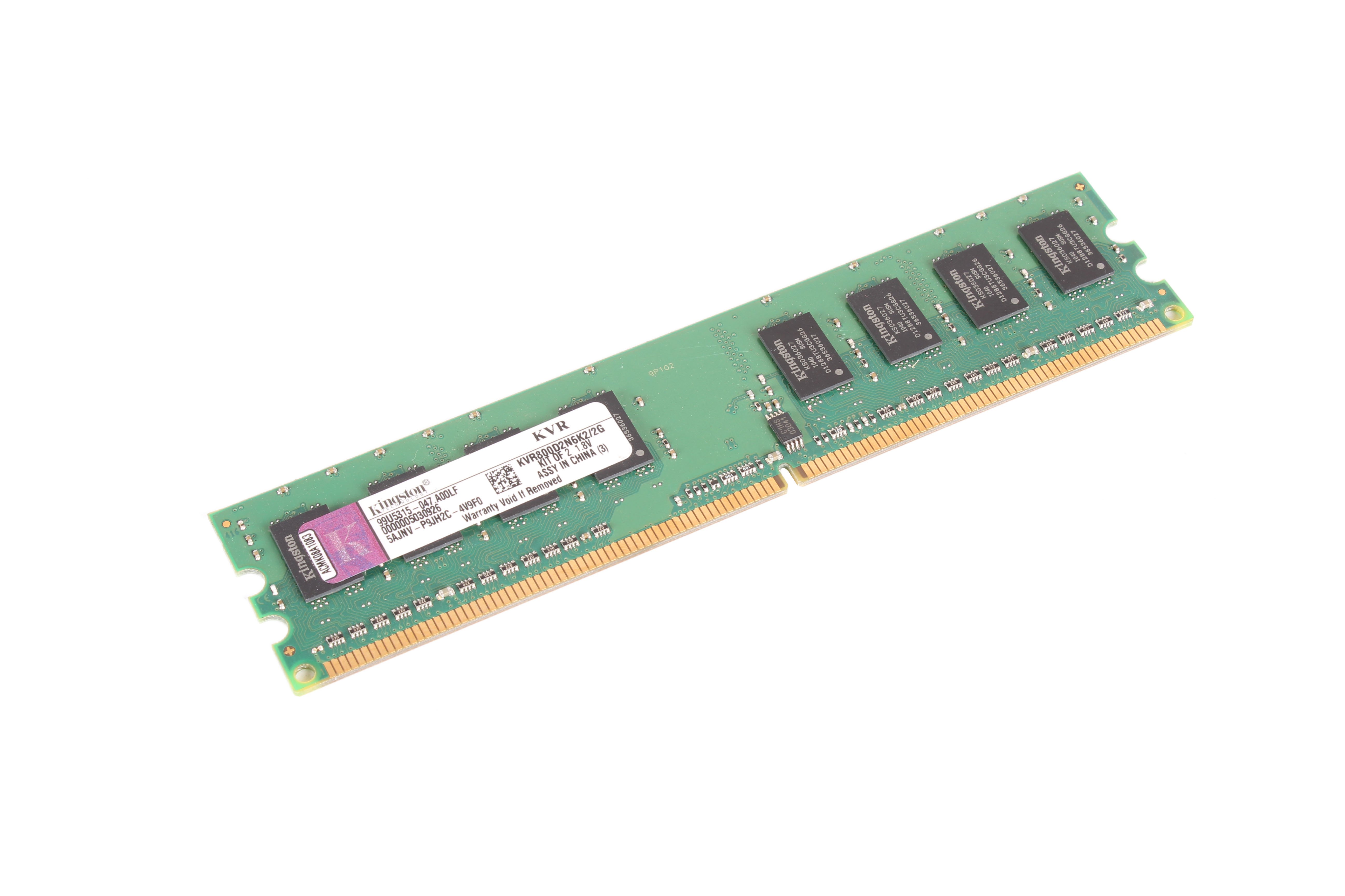 KINGSTON KVR800D2N6K2/2G 2 GB 