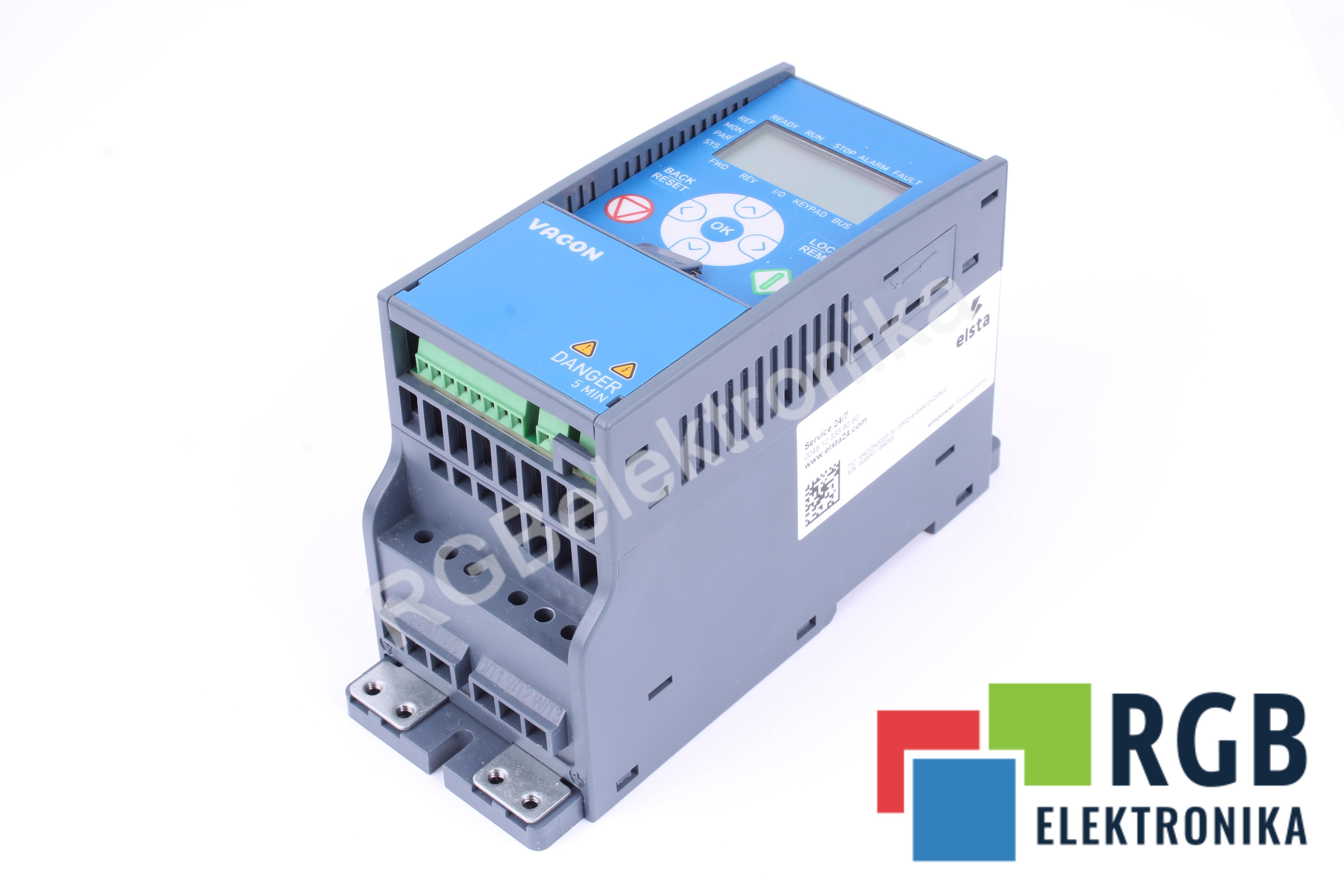 VACON0020-3L-0002-4+EMC2+QPES+DLPL VACON