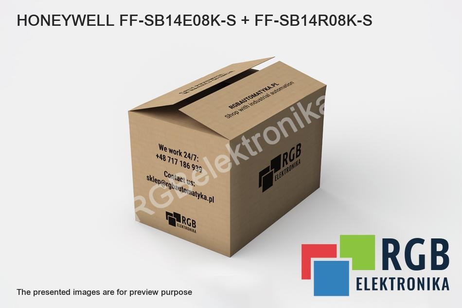 HONEYWELL FF-SB14E08K-S + FF-SB14R08K-S Czujnik optoelektroniczny