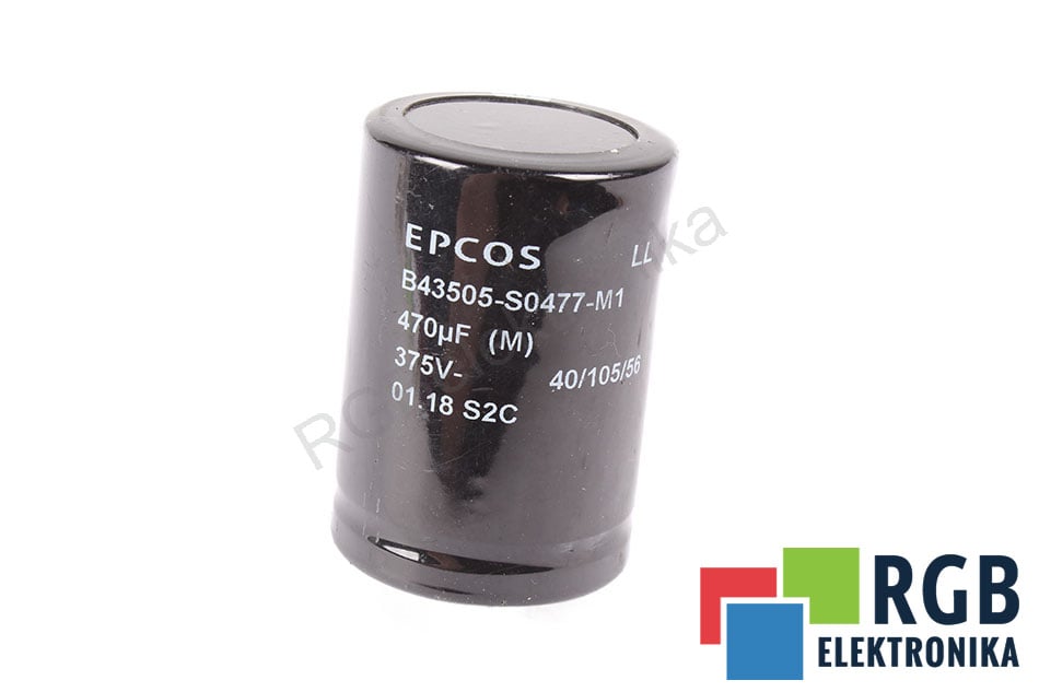 EPCOS B43505-S0477-M1 470UF 375VDC KONDENSATOR 375V 470 UF 
