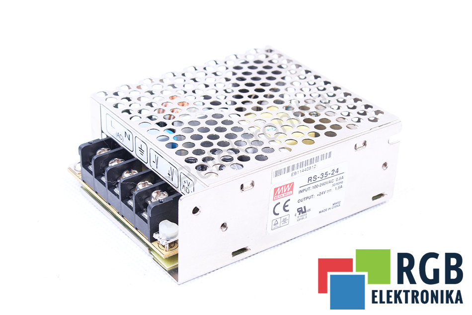 ZASILACZ RS-35-24 24VDC 1.5A MEAN WELL