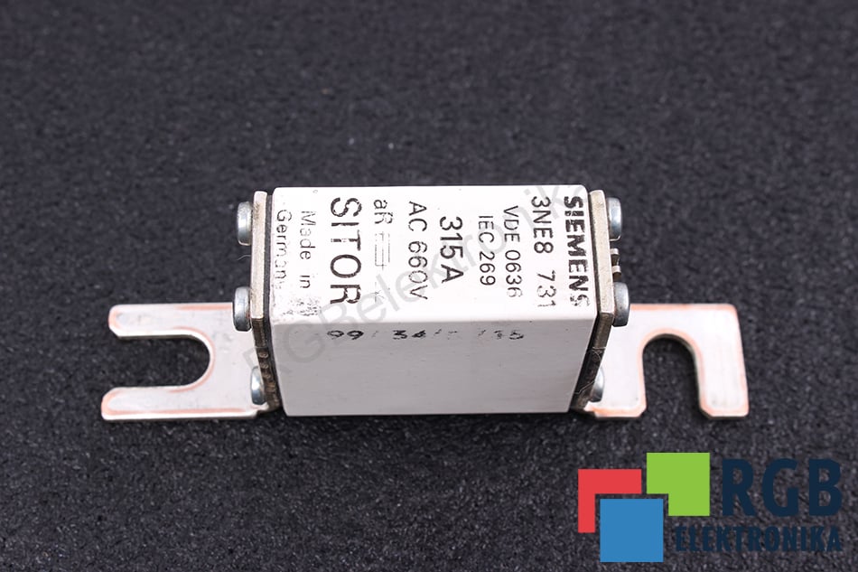 FUSE 315A 3NE8731 660VAC AR SITOR SIEMENS