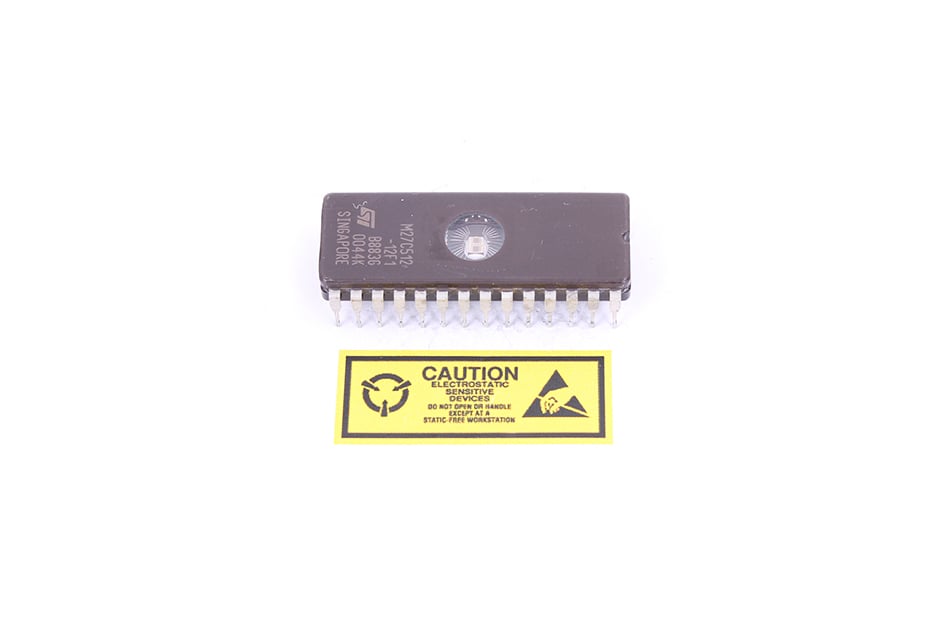 UV EPROM M27C512 M27C512-12F1 512K 64K8 28PIN DIP28 ST MICROELECTRONICS