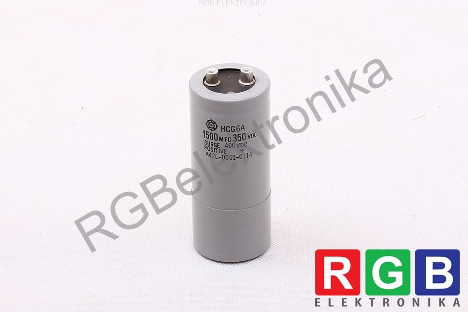 HCG6A A42L-0001-0114 1500MFD 350VDC SURGE 400VDC KONDENSATOR