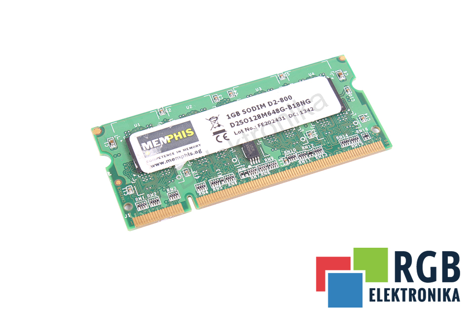 D2SO128M648G-B18NG 1GB SODIM D2-800 MEMPHIS