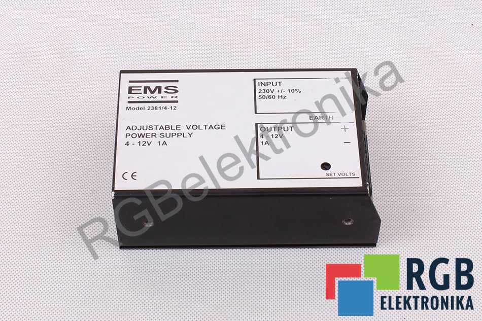 EMS 2381/4-12 POWER SUPPLY 