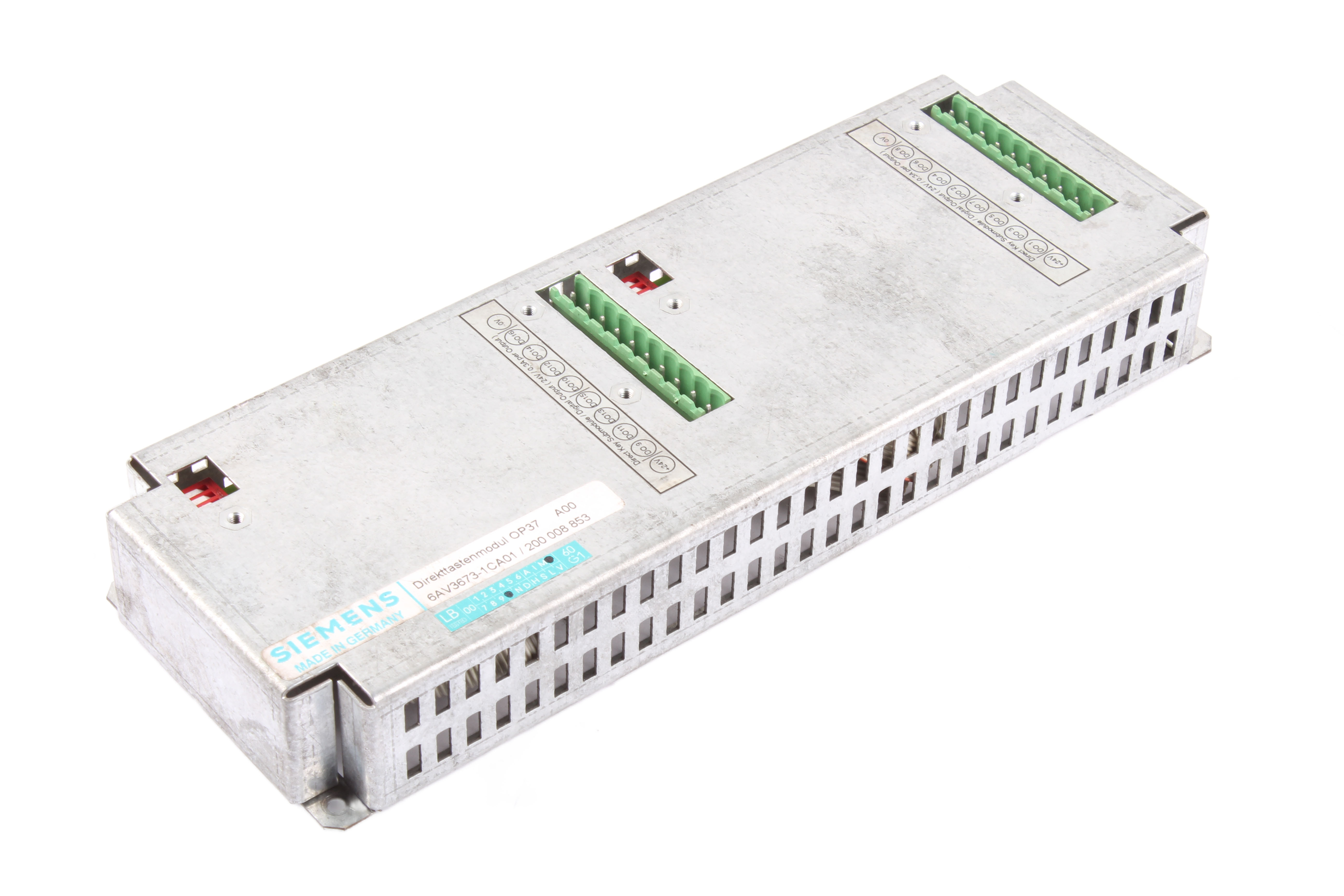 SIEMENS 6AV3673-1CA01 DIREKTTASTENMODUL OP37 COMPONENTI PER PANNELLI OPERATORE 