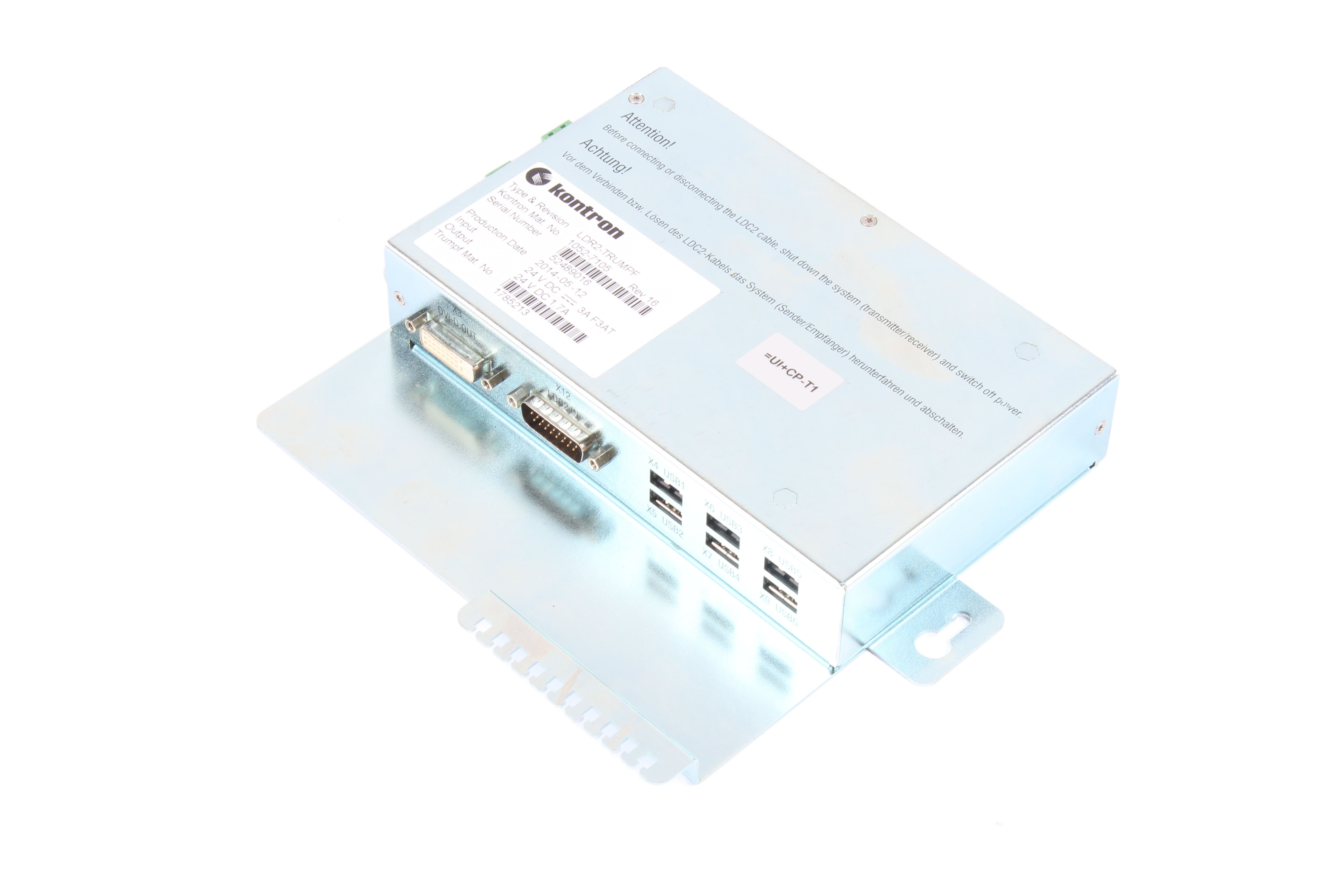KONTRON LDR2-TRUMPF 1052-7105 COMPUTER INDUSTRIALE 