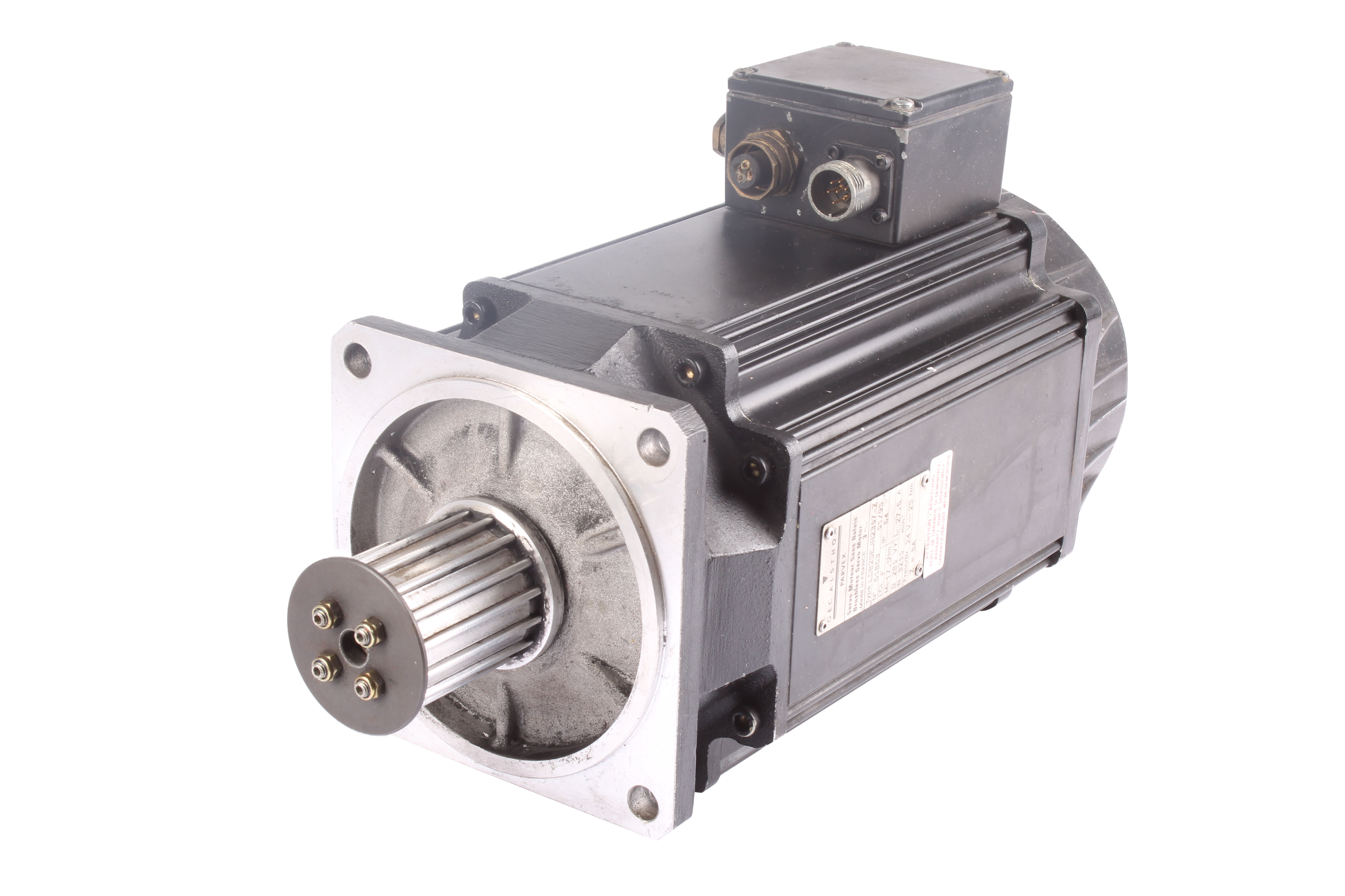 GEC ALSTHOM LD825EJR2307-Z Z:BA SERVOMOTORE 280V 3200 OBR/MIN 27.6A 17.5 NM 