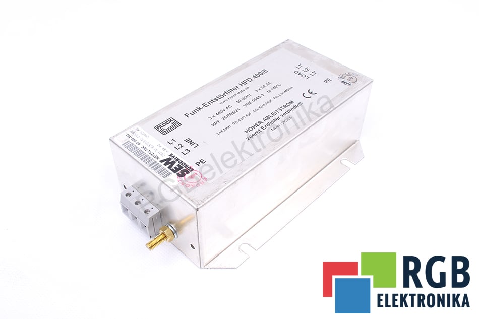FILTR HFD400/8 NF008-443 440VAC 8A 50/60HZ SEW EURODRIVE BLOCK