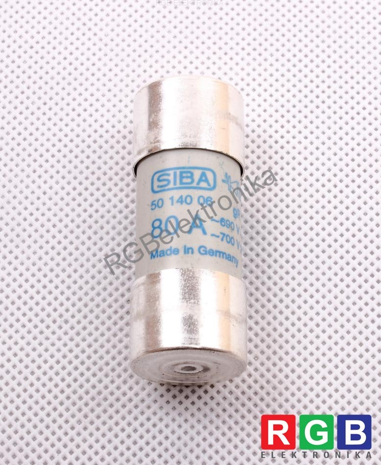 SIBA 5014006.80 ULTRASZYBKI BEZPIECZNIK 80A 22X58MM AC 690/700V FUSIBLE 