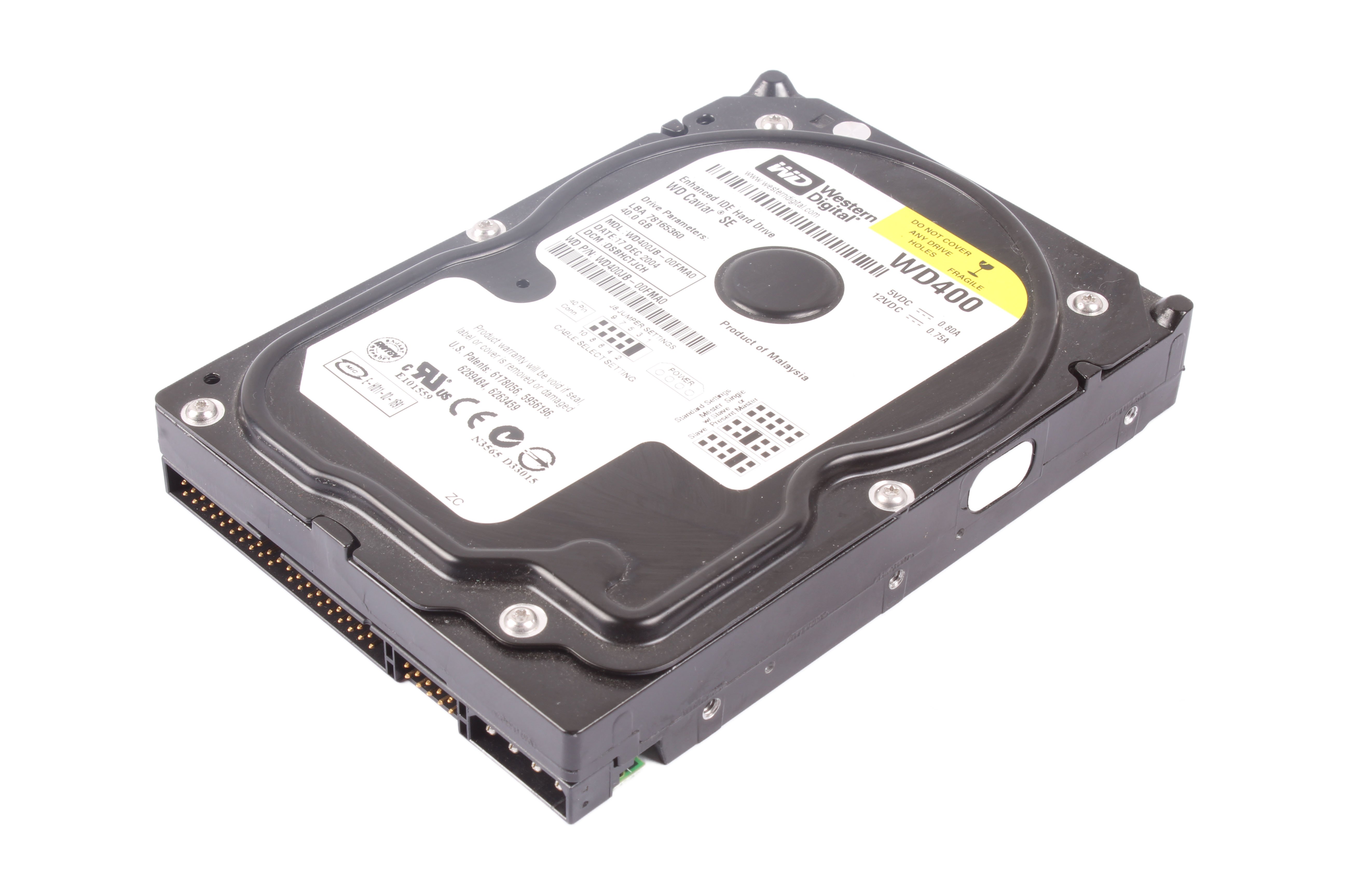 WESTERN DIGITAL WD400JB-00FMA0 40GB WD400 HDD 