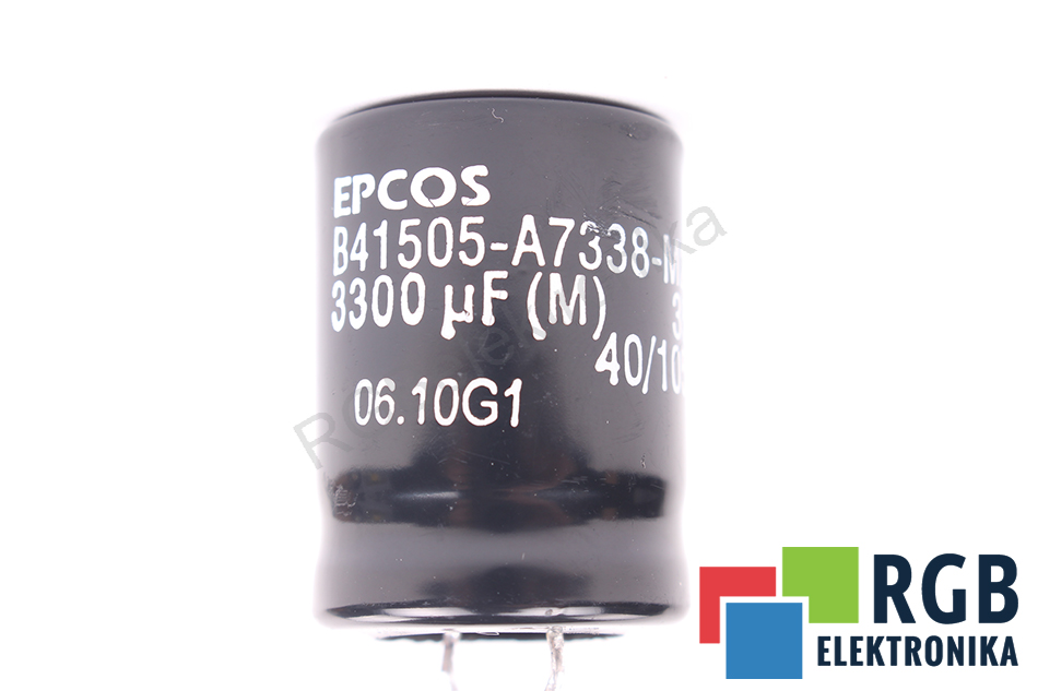 CAPACITOR 3300UF 35VDC B41505-A7338-M2 40/105/56 EPCOS ID27084 