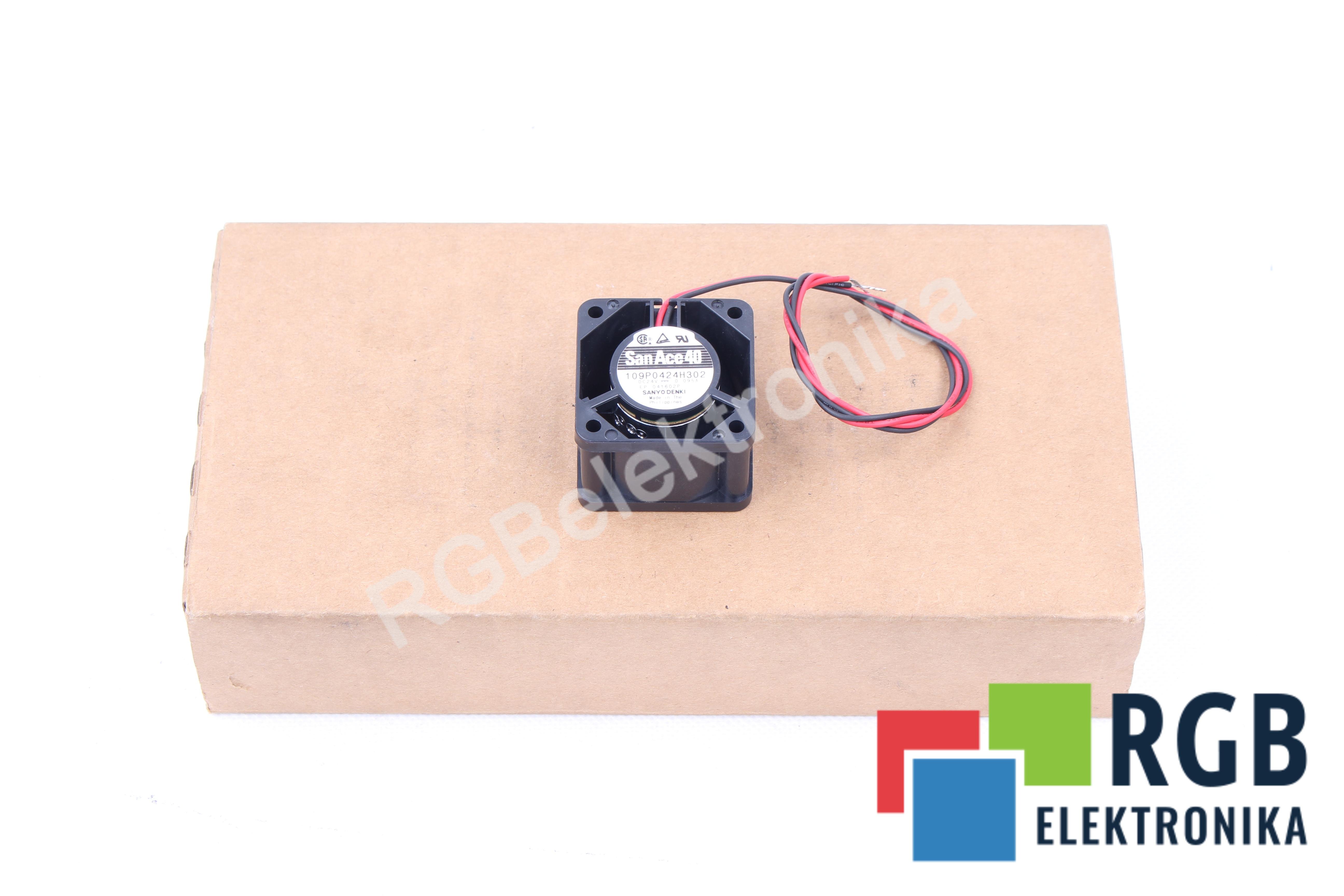 NOWY WENTYLATOR 109P0424H302 40X40X28MM 24VDC 0.95A SANYO DENKI