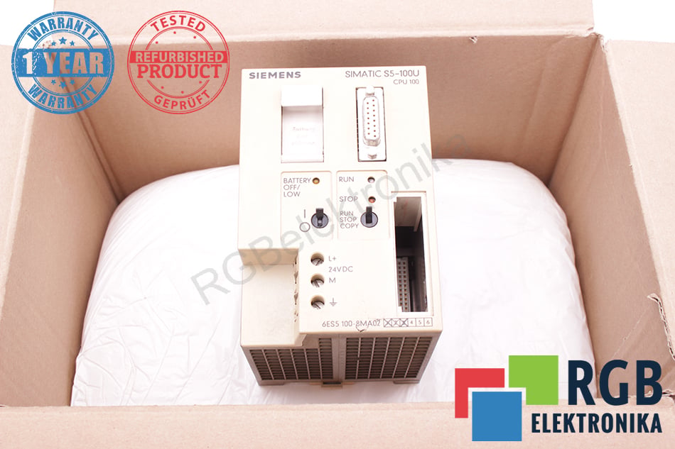 SIEMENS 6ES5100-8MA02 MODULE CPU 