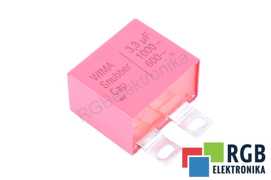 WIMA 3.3UF 1000VDC 600VAC SNUBBER MKP KONDENSATOR 