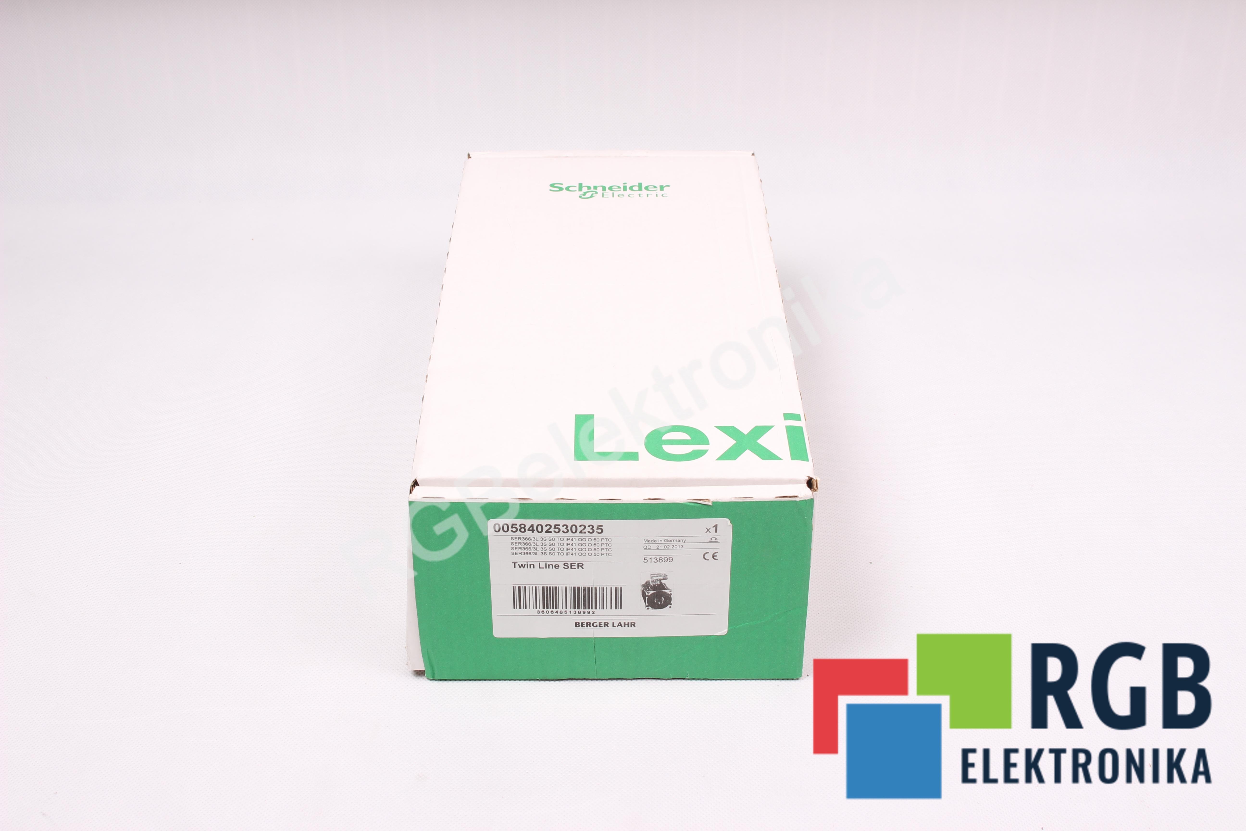 NEW SERVOMOTOR SER366/3L3SS0TO 0.55KW 230VAC 2.75A 12000RPM BERGER LAHR