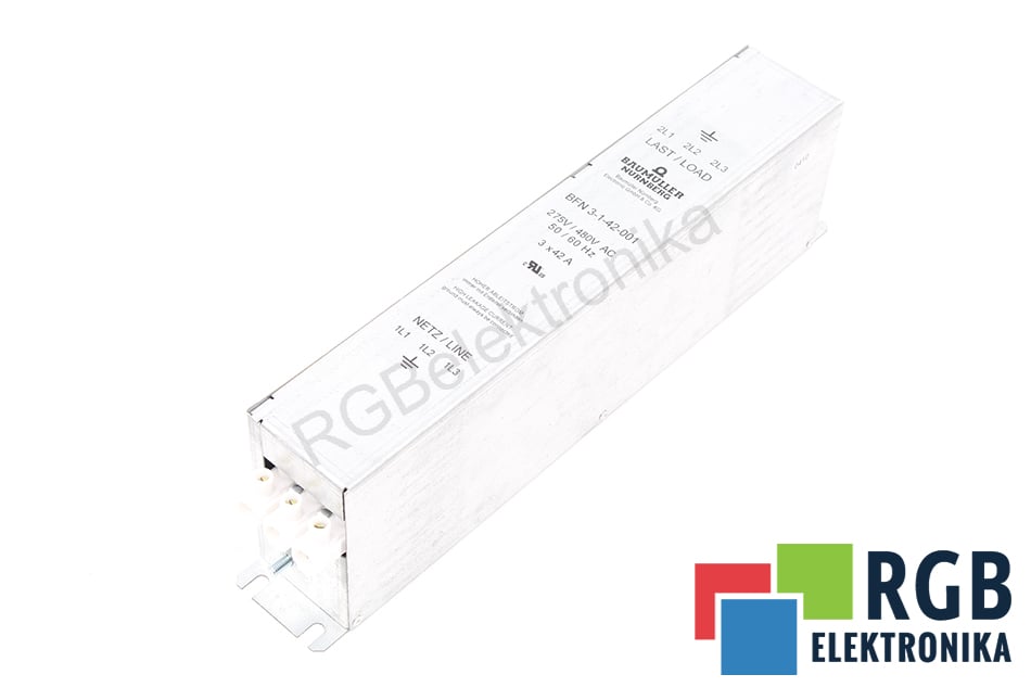 FILTR BFN3-1-42-001 275/480VAC 42A BAUMULLER