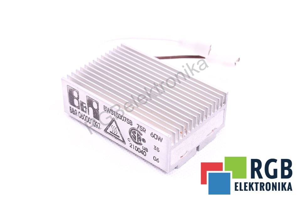 RESISTOR BWS150075B 060001097 75 OHM 60W FOR ACOPOS 1010 B&R AUTOMATION