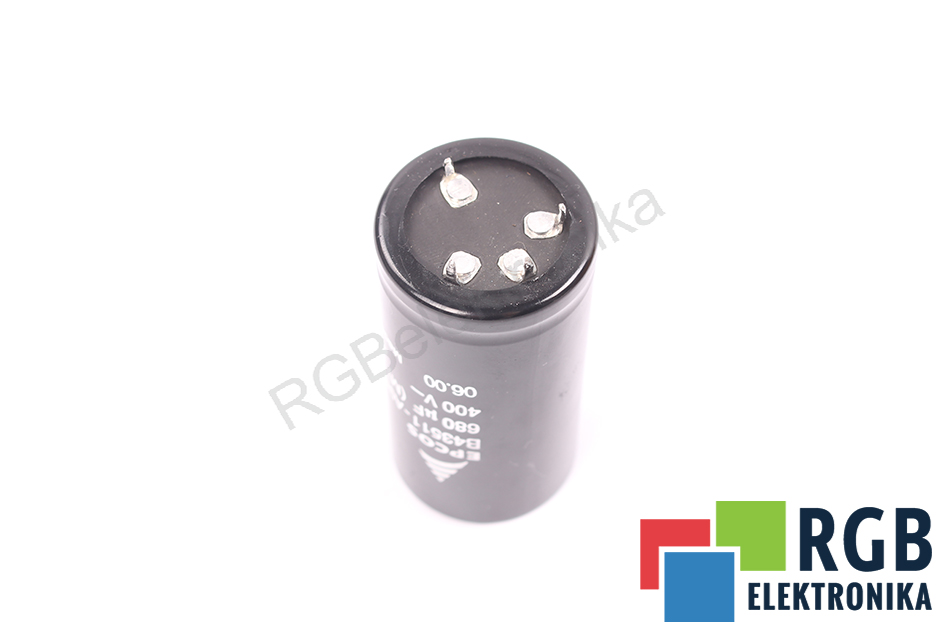 KONDENSATOR 680UF 400VDC B43511-A9687-M7 40/085/56 EPCOS
