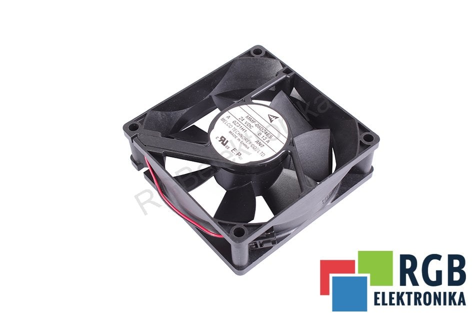 MELCO TECHNOREX MMF-08D24ES-AN7 24VDC 80X80X25MM 0.13A WENTYLATOR OSIOWY 
