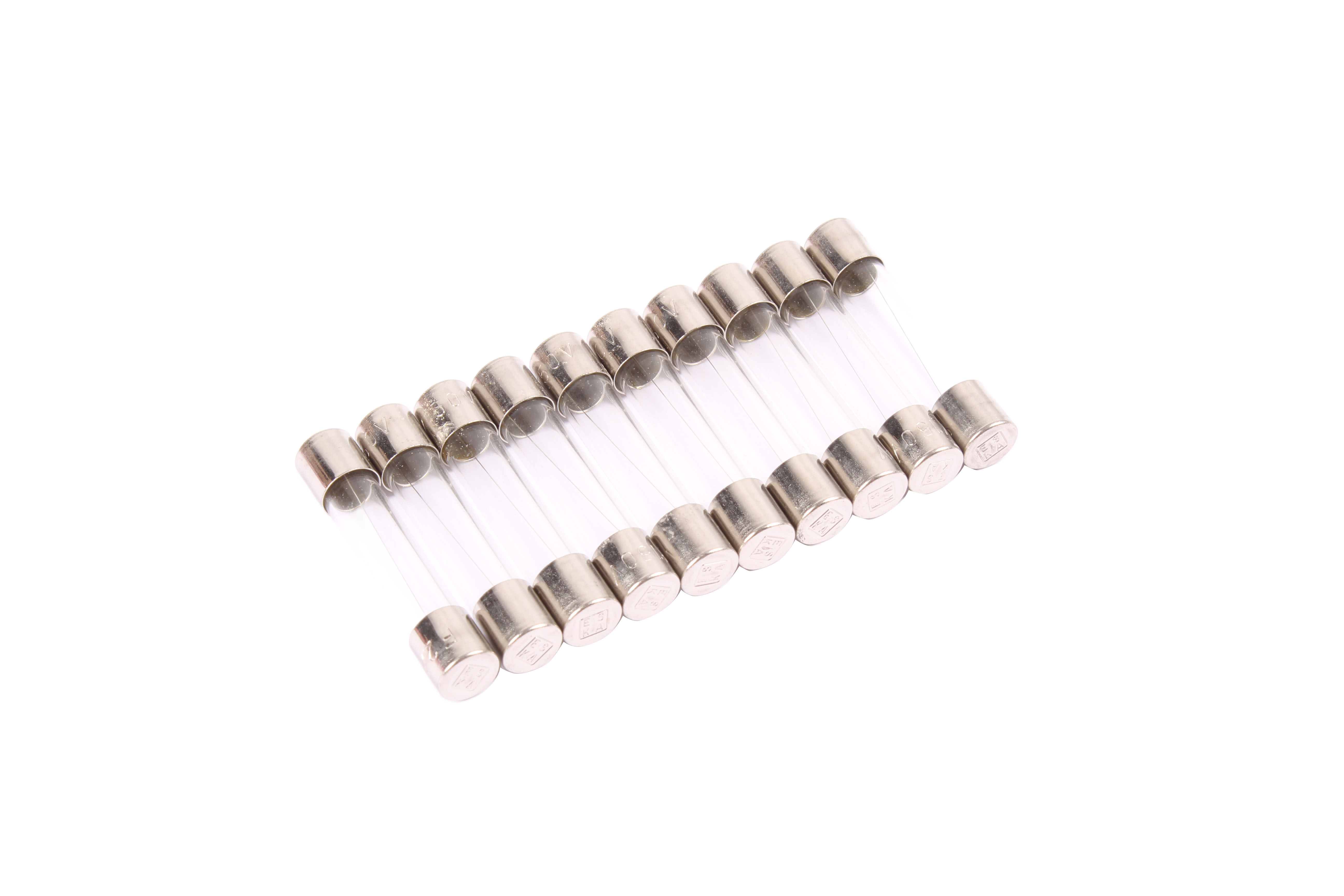 ESKA 632.621 ZGS-2.5A TOPIKOWY SZYBKI CYLIDRYCZNY SZKLANY 6.3X32MM 10SZTUK BEZPIECZNIK 150V 2.5A 6.3 MM 32 MM 