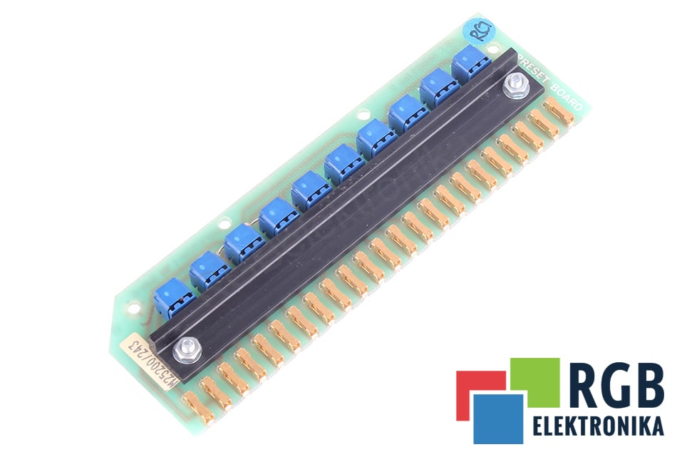 SSD DRIVES 046821.LSS.3 PRESET BOARD 