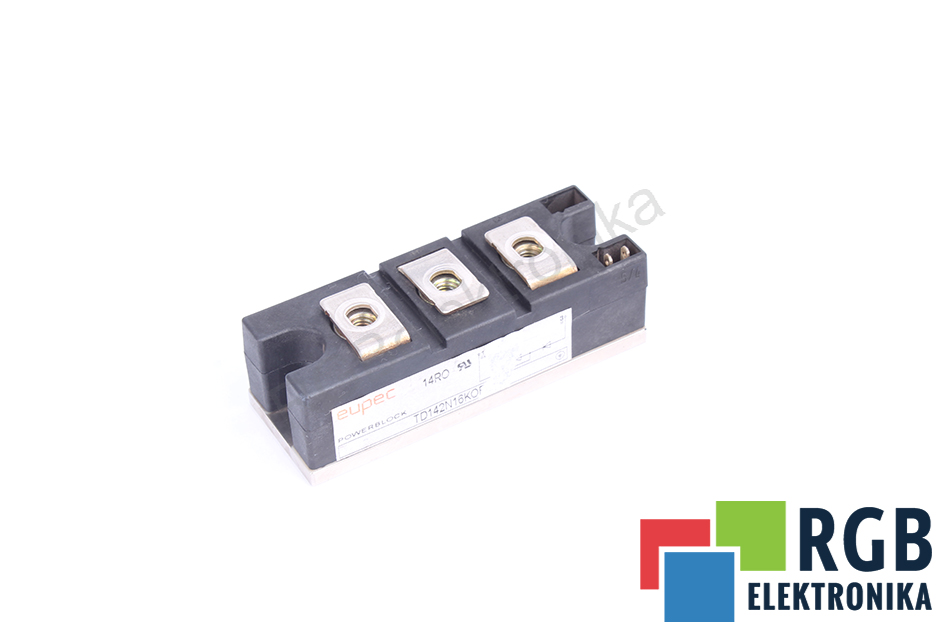 POWERBLOCK THYRISTOR MODULE TD142N16KOF EUPEC