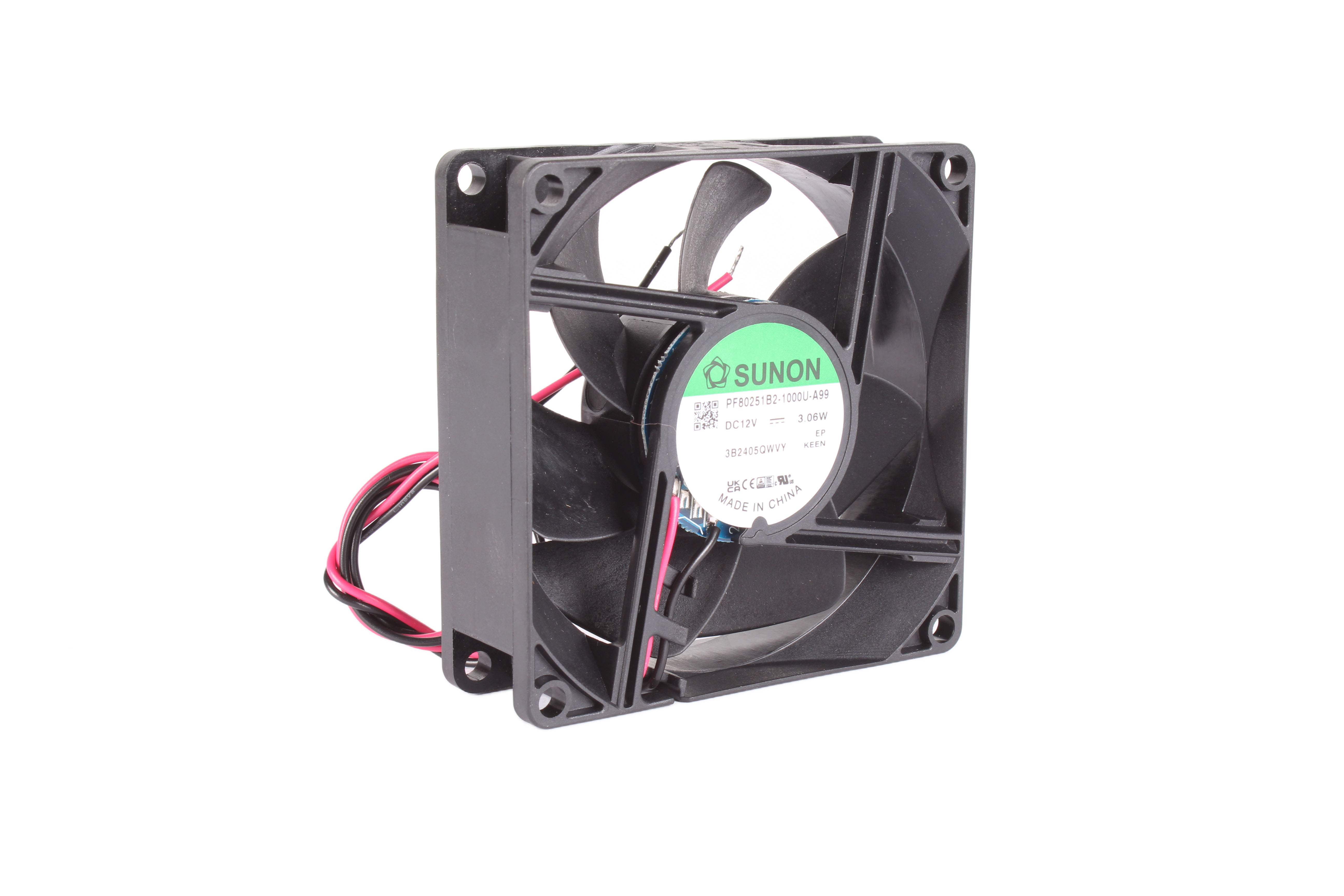 SUNON PF80251B2-1000U-A99 80X80X25MM 12VDC 3.06W AXIAL FAN 12V 80 MM 25 MM 80 MM 