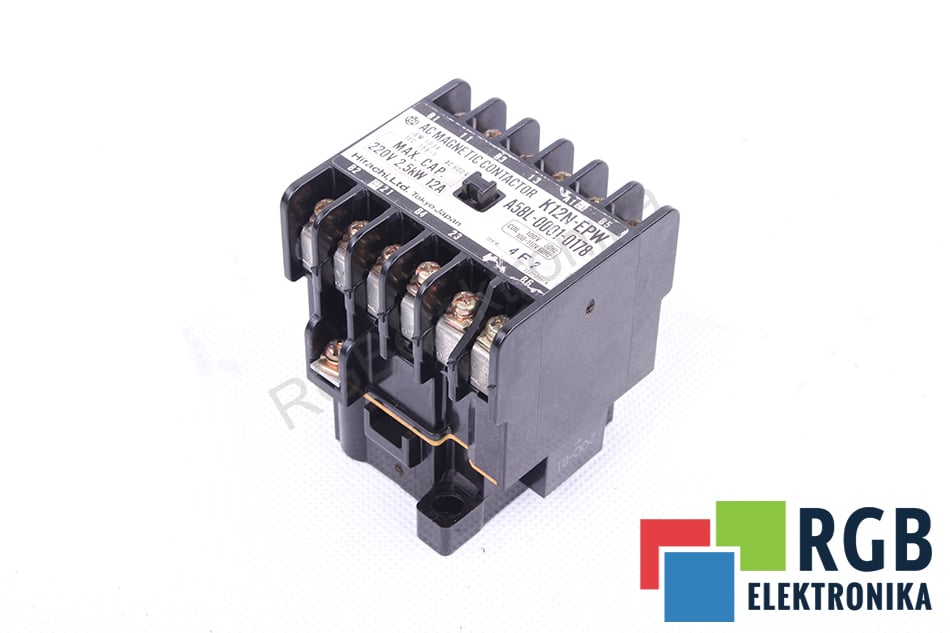 STYCZNIK 100V A58L-0001-0178 K12N-EPW 2.5KW 220V 12A HITACHI