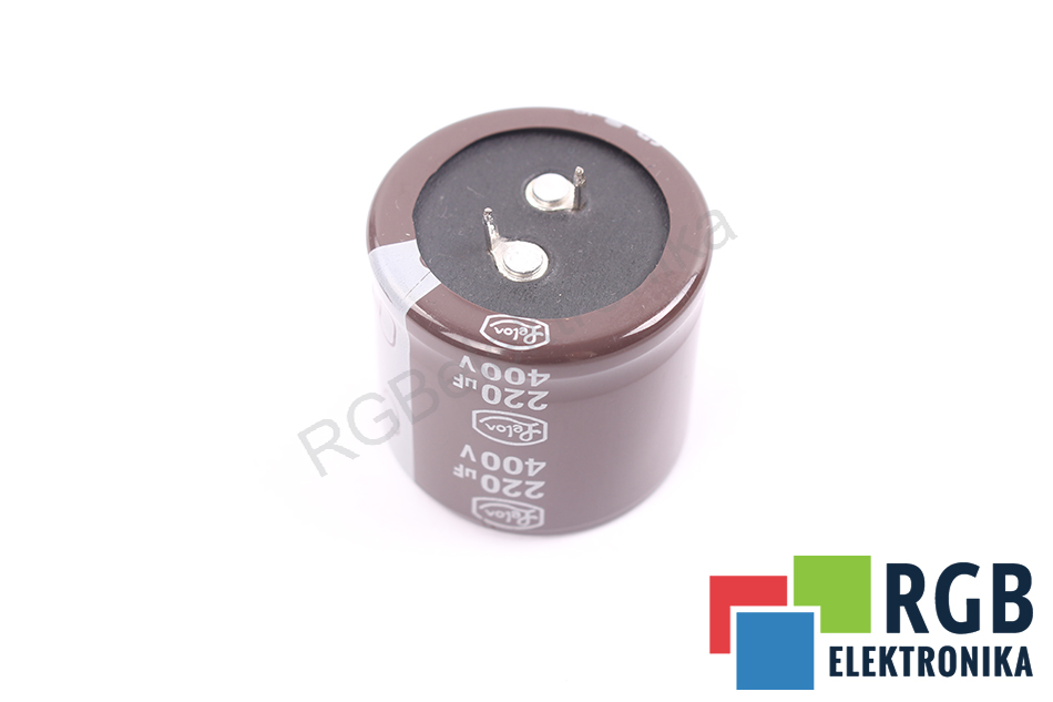 KONDENSATOR 220UF 400V H745 LELON