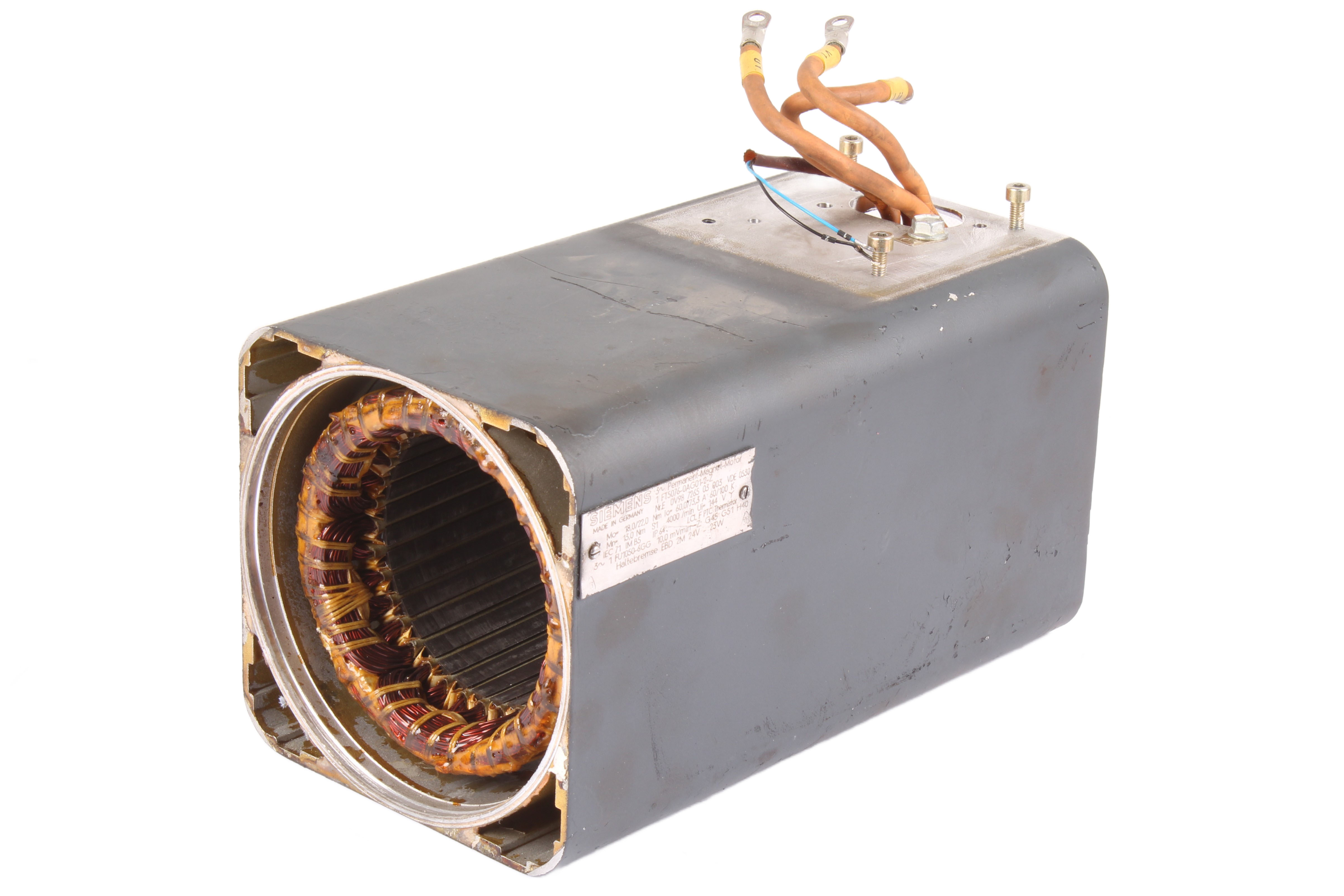SIEMENS 1FT5076-0AG01-2-Z STATOR STATORE 