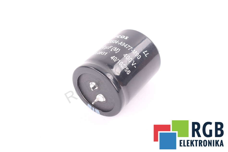 KONDENSATOR B43504-A9477-M90 470UF 400VDC 40/105/56 EPCOS
