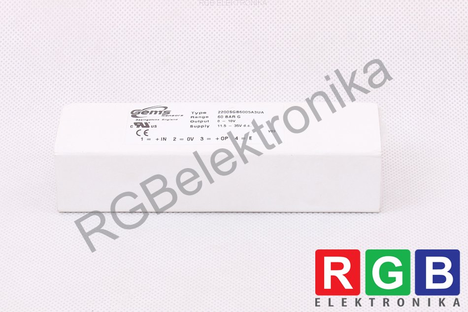 GEMS SENSORS 2200SGB6005A3UA 60 BAR 