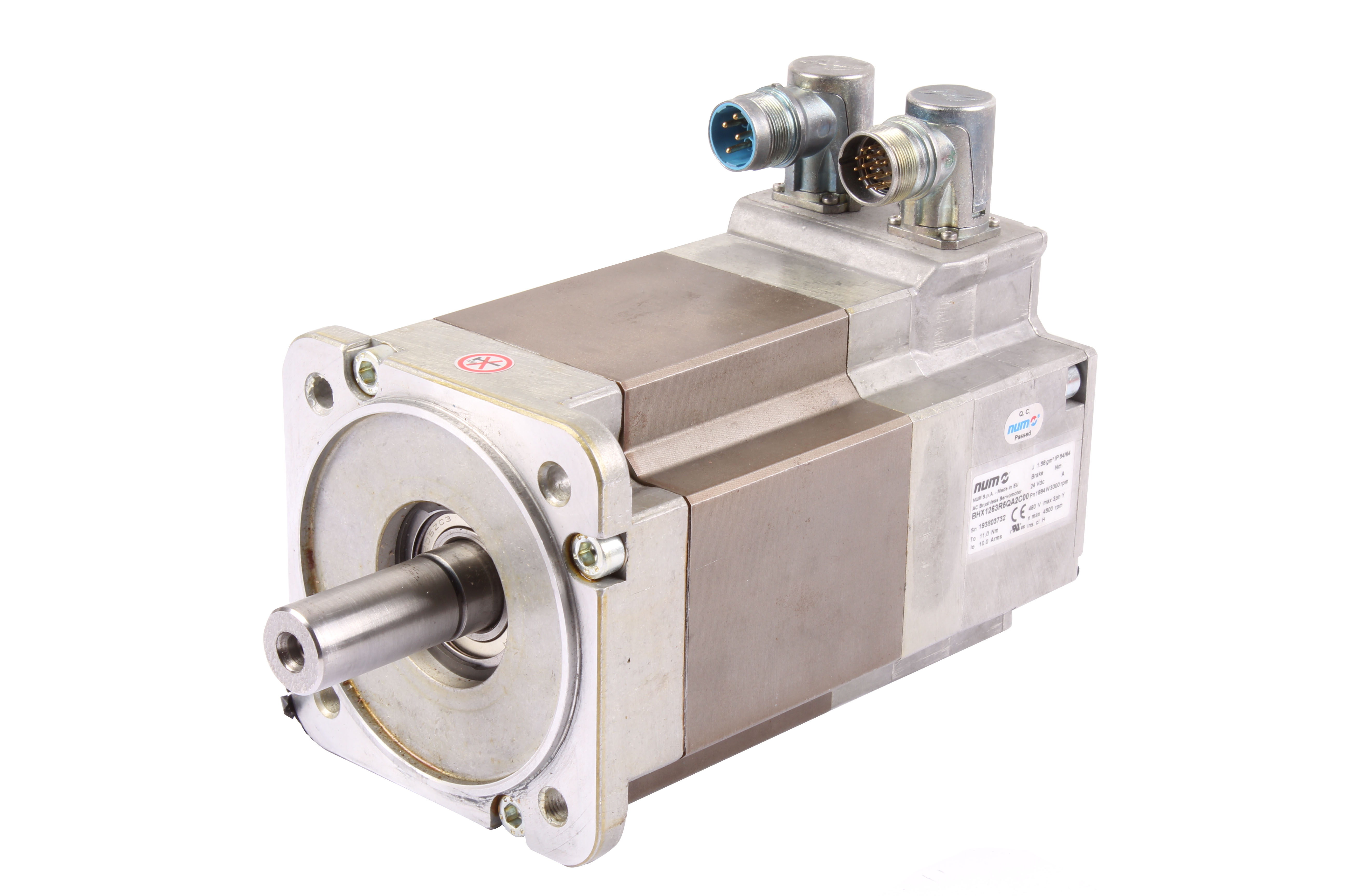NUM BHX1263R5QA2C00 SERVOMOTEUR 10A 11 NM 4500 OBR/MIN 