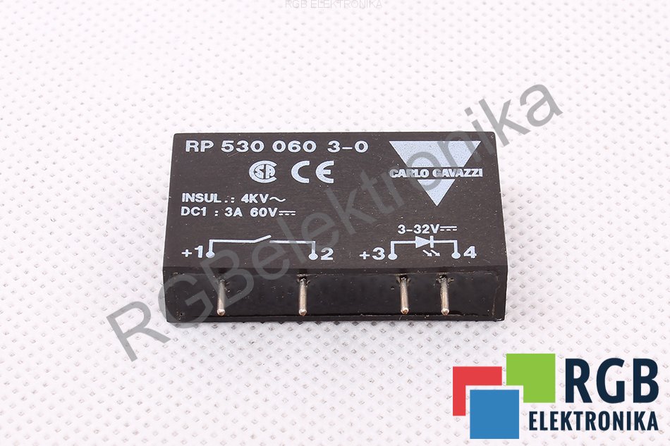 NOWY RP 530 060 3-0 4KVAC 3A 60VDC 3-32VDC CARLO GAVAZZI