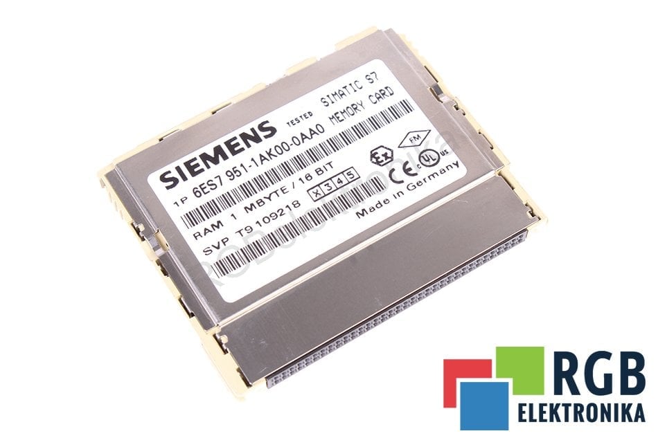 SIEMENS 6ES7951-1AK00-0AA0 SIMATIC S7 16BIT 