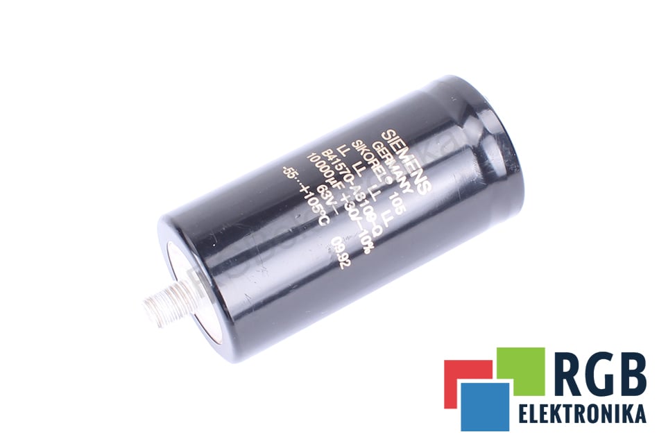 B41570-A8109-Q SIKOREL 105 SIEMENS CAPACITOR 10000UF 63V