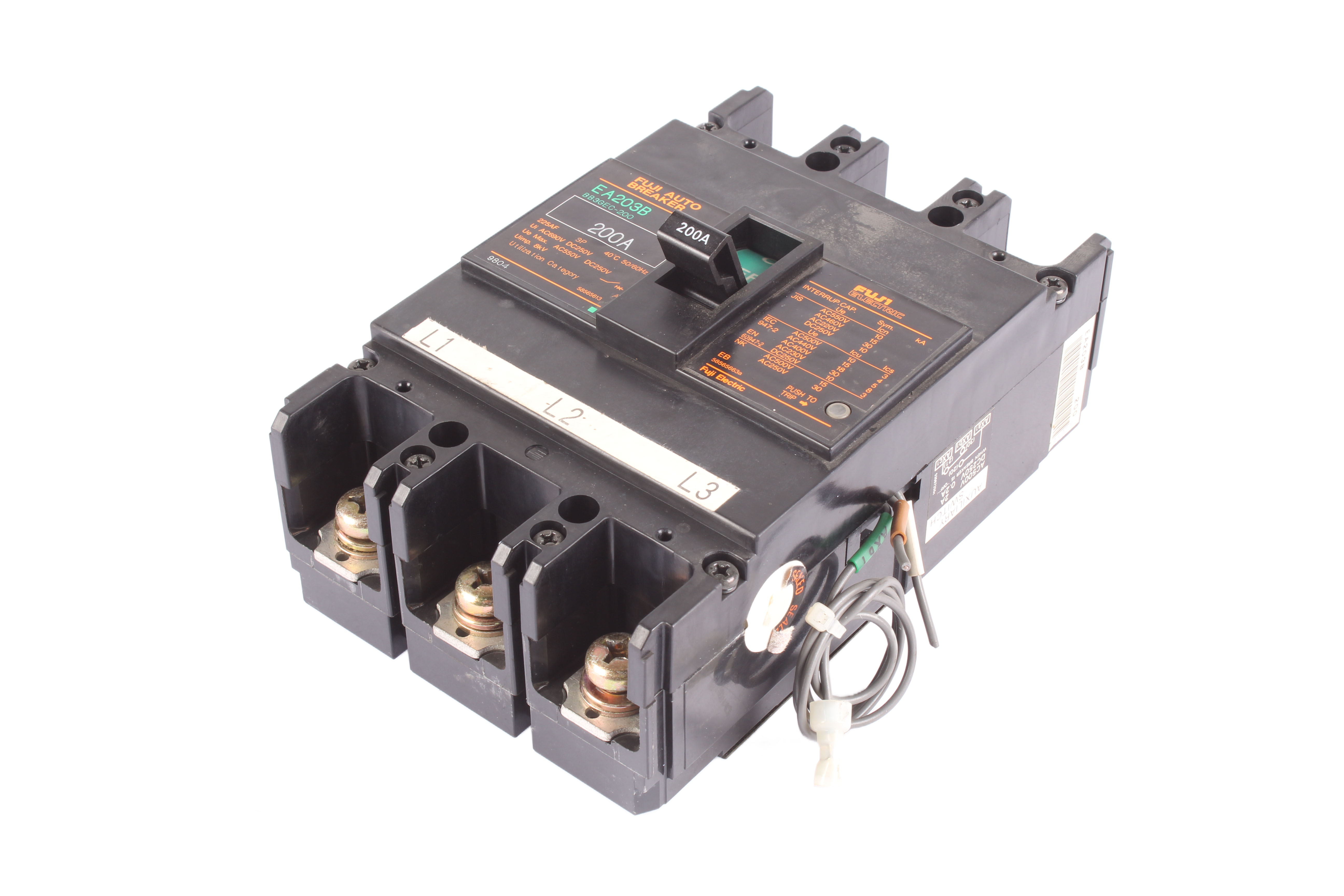 FUJI ELECTRIC EA203B BB3GEC-200 SEZIONATORE 500V 200A 3 -F 