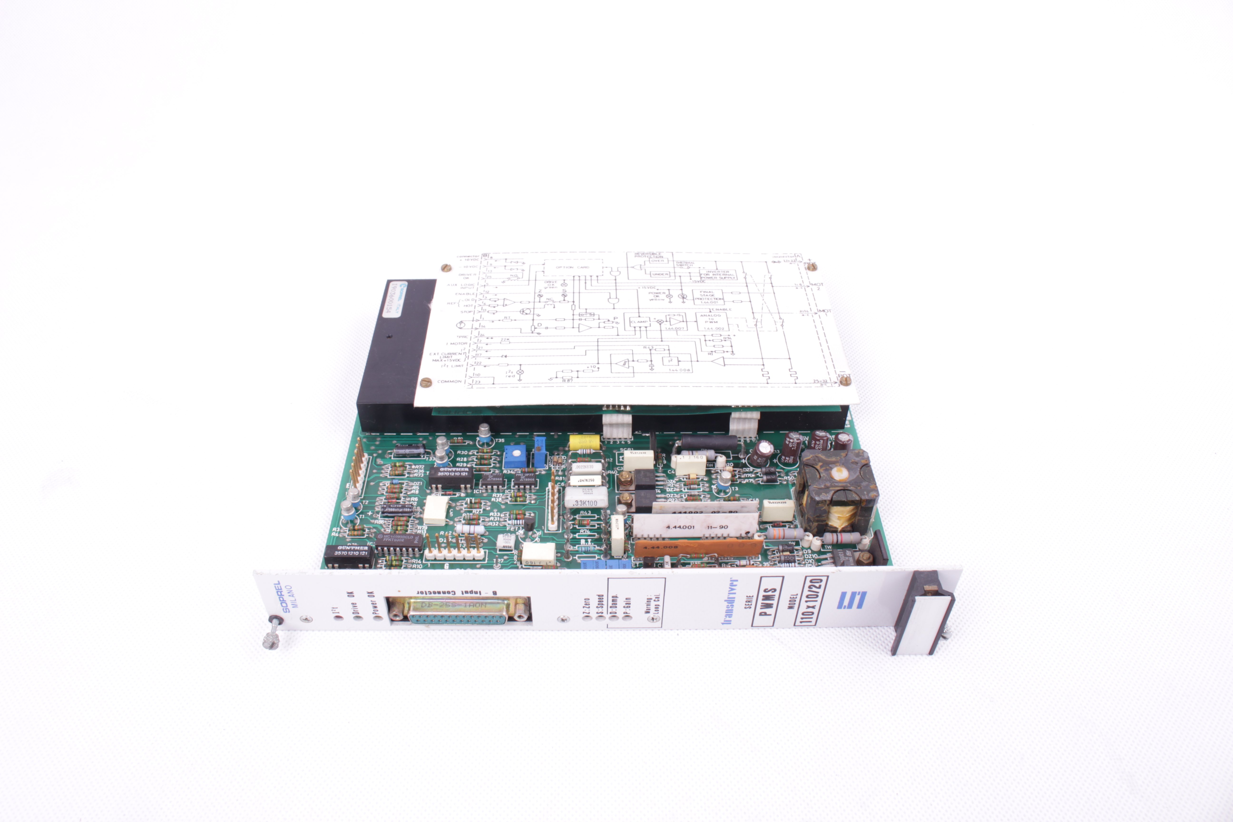 SOPREL PWMS 110X10-20 PWMS 110X10/20 TRANSDRIVER MODUŁ CPU 