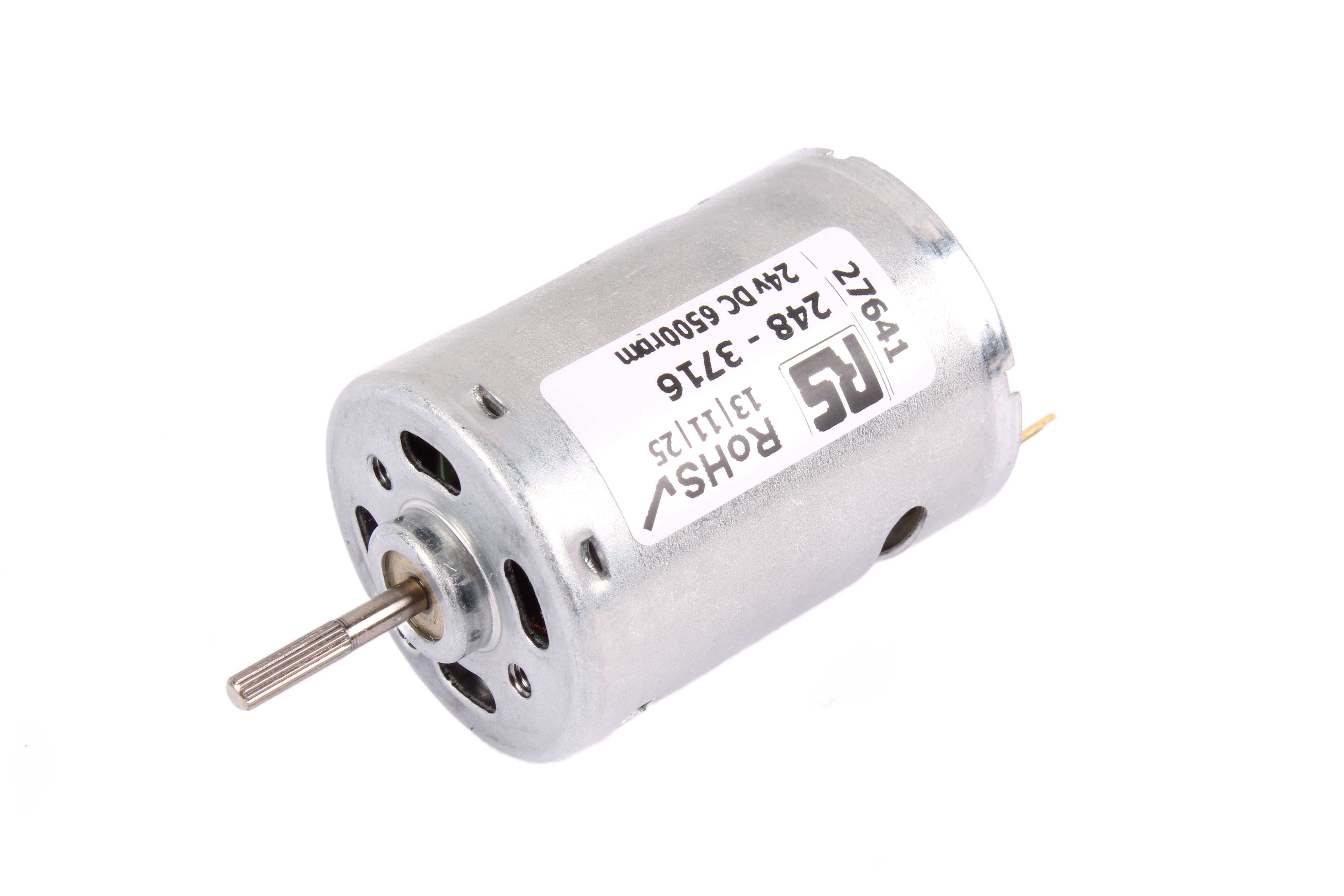 MELLOR ELECTRICS LTD. RS380 SZCZOTKOWY 4.5 W MOTOR DE CORRIENTE CONTINUA 24V 6500 OBR/MIN 3.5 NM 