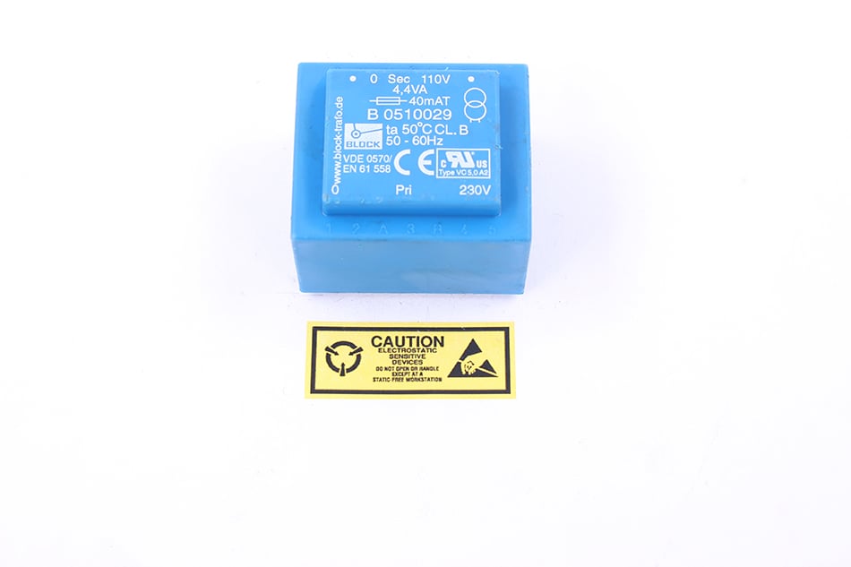TRANSFORMATOR B0510029 4.4VA PRI 230V SEC 110V BLOCK