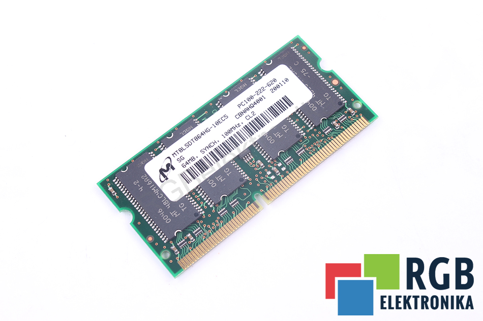 PAMIĘĆ RAM MT8LSDT864HG-10EC5 64MB SD RAM MICRON