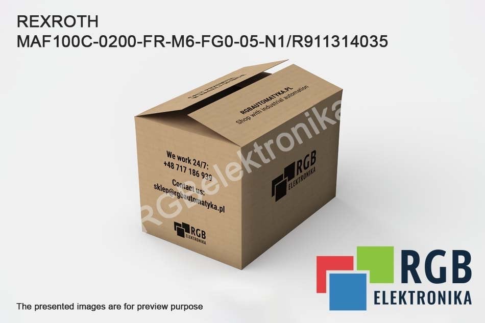 REXROTH MAF100C-0200-FR-M6-FG0-05-N1/R911314035 SERVOMOTOR