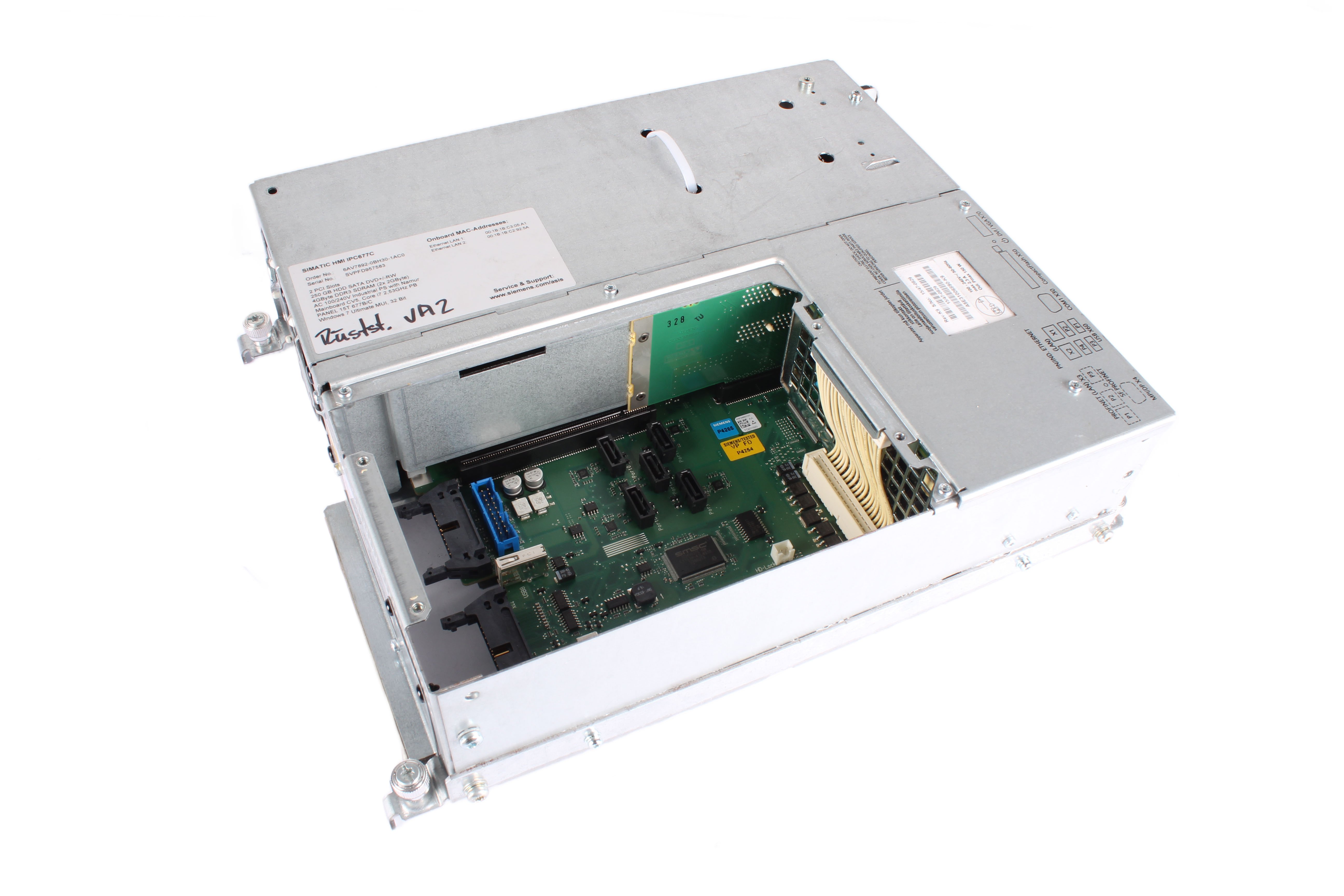 SIEMENS 6AV7892-0BH30-1AC0 INDUSTRIE-COMPUTER 