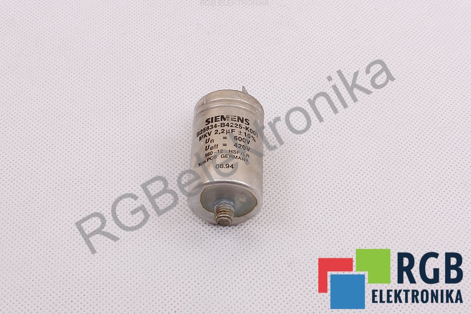 B25834-B4225-K001 2.2UF UN 600V UEFF 420V 560-12 HSF/LR SIEMENS