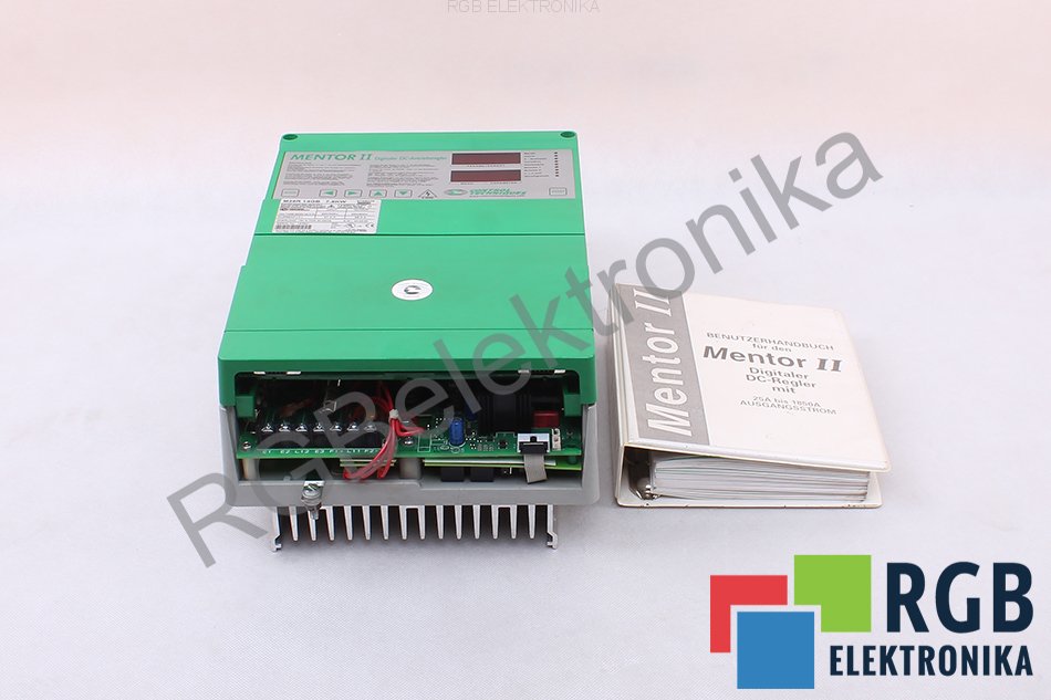 M25R 14GB M25R14GB 7.5KW S.W.:04.03.00 INPUT 220/525V 21.0A OUTPUT 250/600V 25.0A MENTOR II DIGITALER DC-ANTRIEBSREGLER CONTROL TECHNIQUES