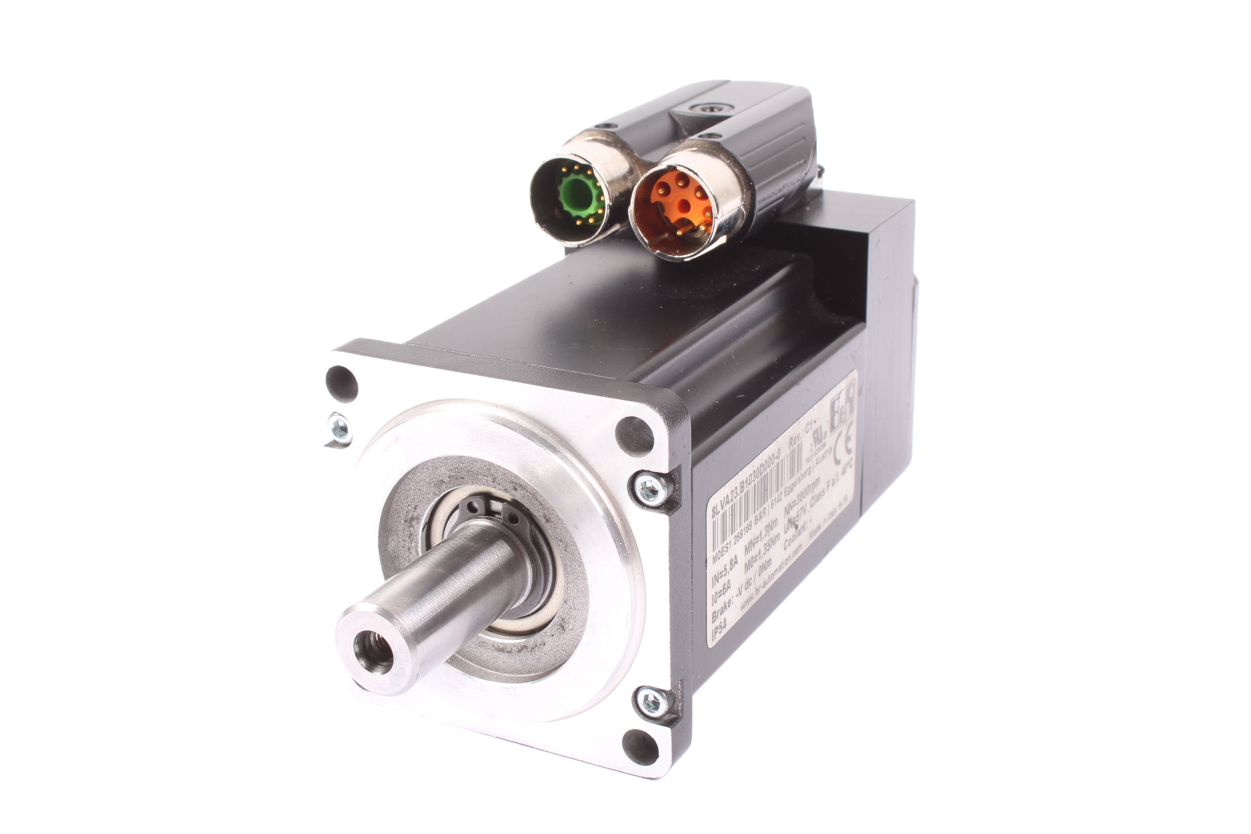 B&R AUTOMATION 8LVA23.B1030D000-0 SERVOMOTOR 57V 3000 OBR/MIN 5.8A 1.3 NM 