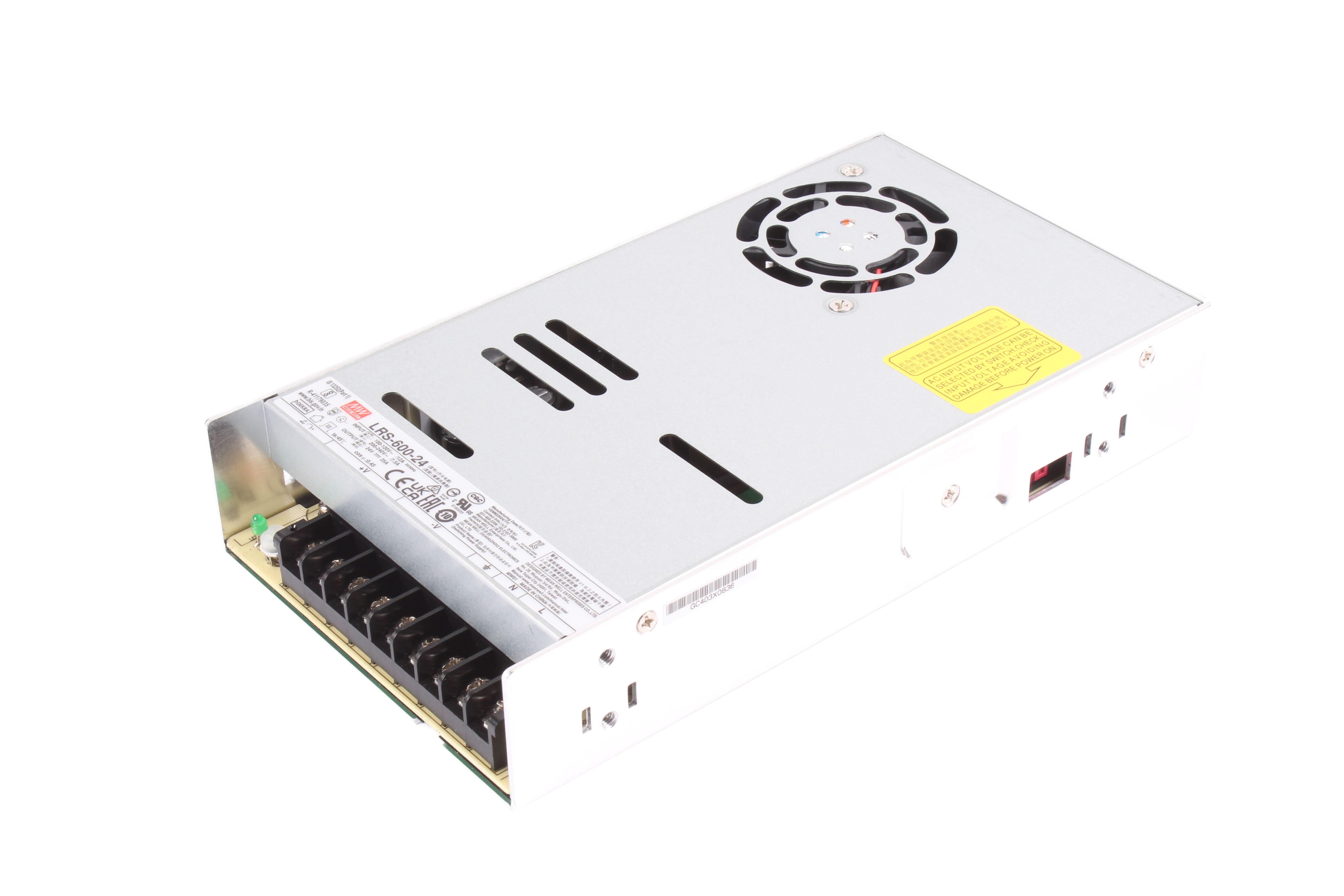 MEAN WELL LRS-600-24 BLOC DALIMENTATION 240V 7.5A 